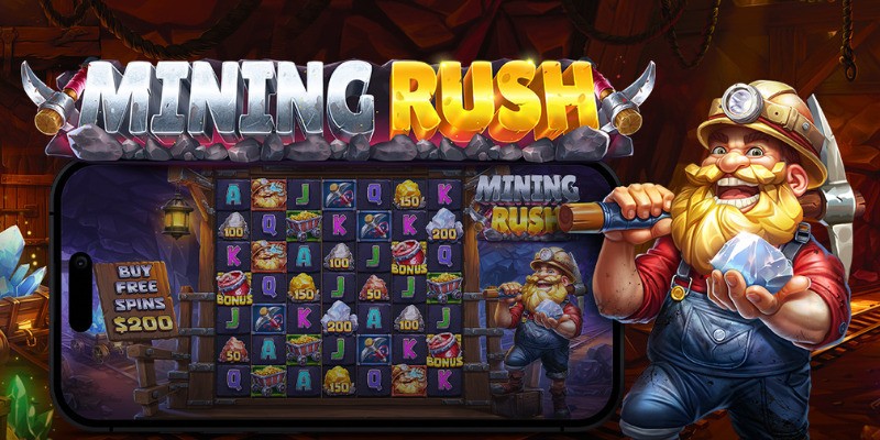 Золотая Лихорадка: Обзор игрового автомата Mining Rush